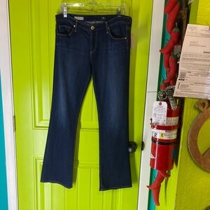 AG Adriano Goldschmied Dark Blue Flare Jeans